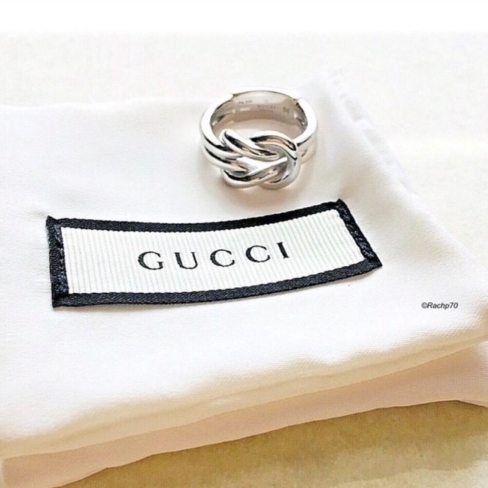 Authentic Gucci Grande Knot Ring Size 7 - Picture 6 of 9